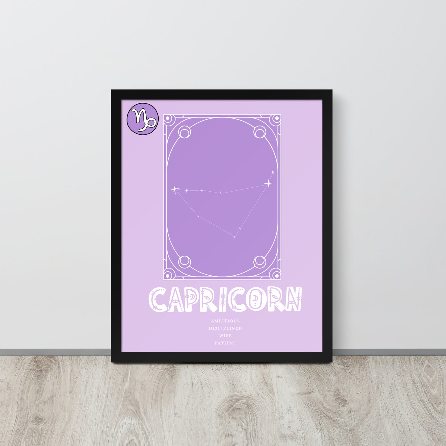 Wall Art Print - Zodiac - Capricorn-By The Bard