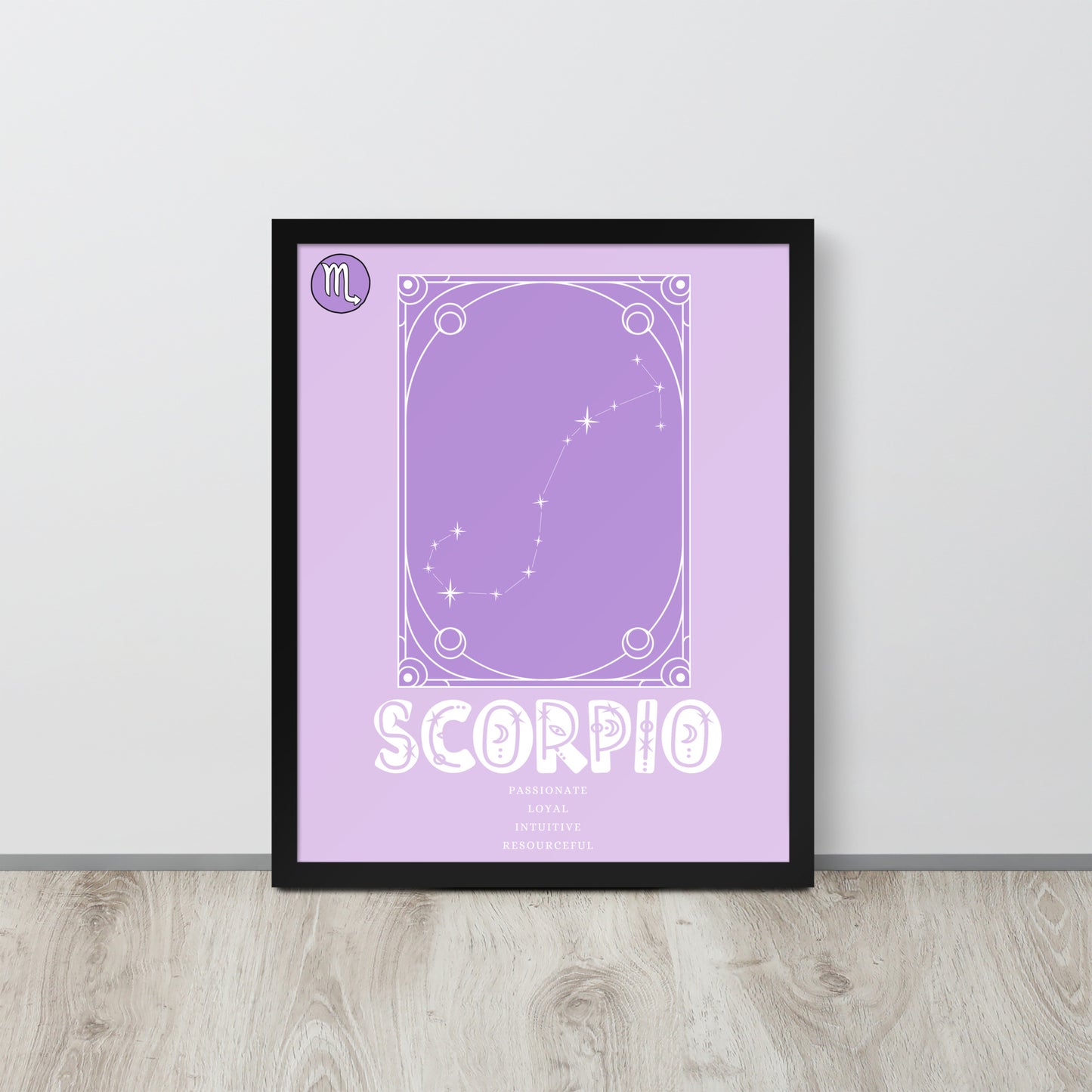 Wall Art Print - Zodiac - Scorpio-By The Bard