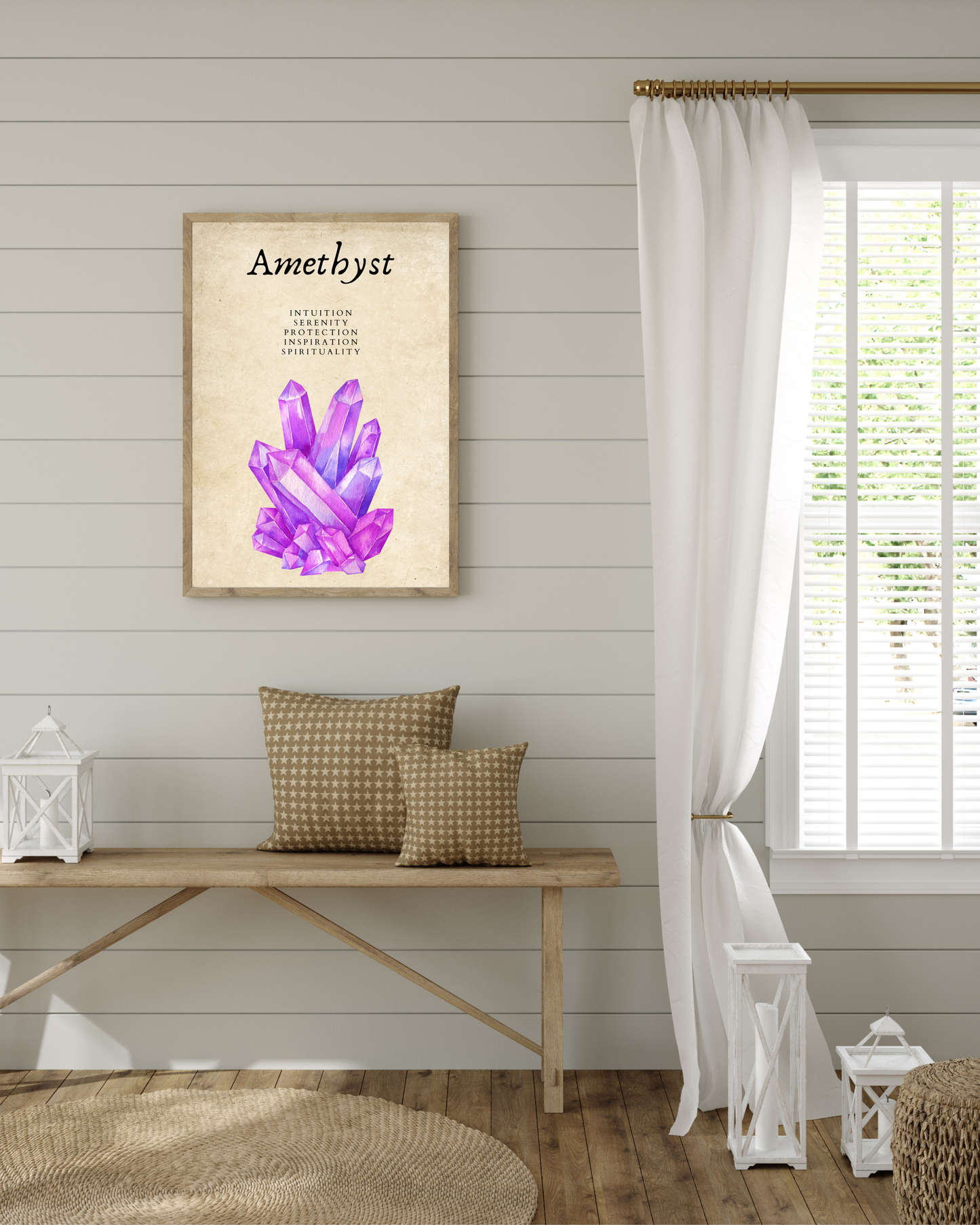 Wall Art Print - Amethyst-By The Bard
