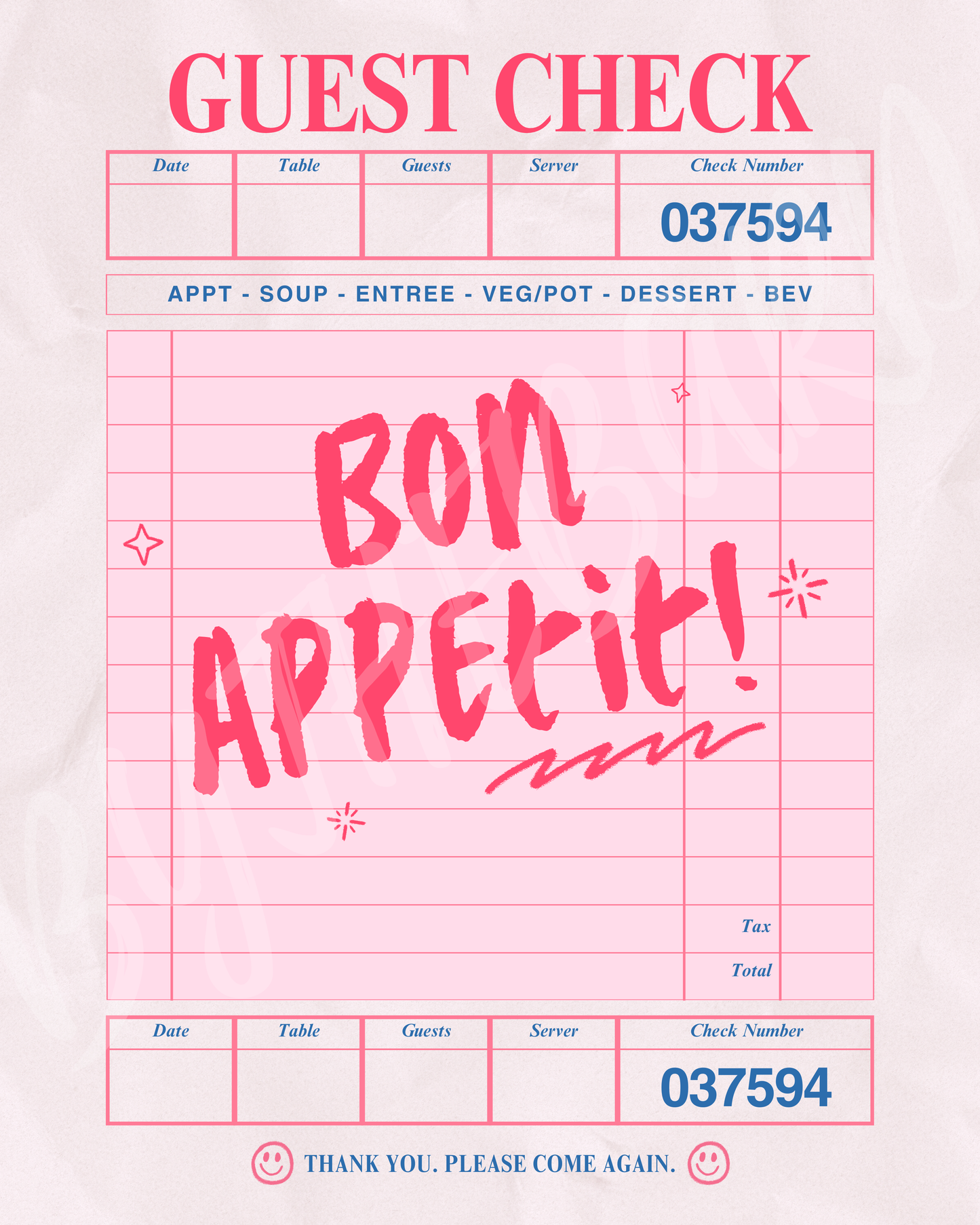 Wall Art Print - Bon Appetit-By The Bard