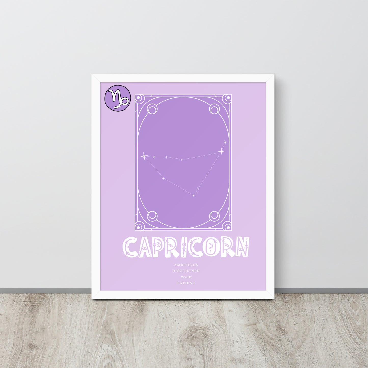 Wall Art Print - Zodiac - Capricorn-By The Bard