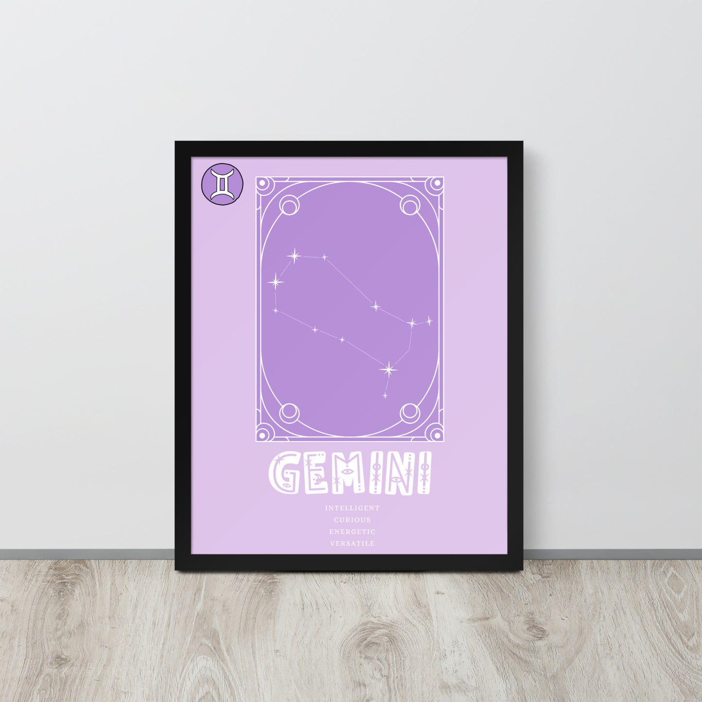 Wall Art Print - Zodiac - Gemini-By The Bard
