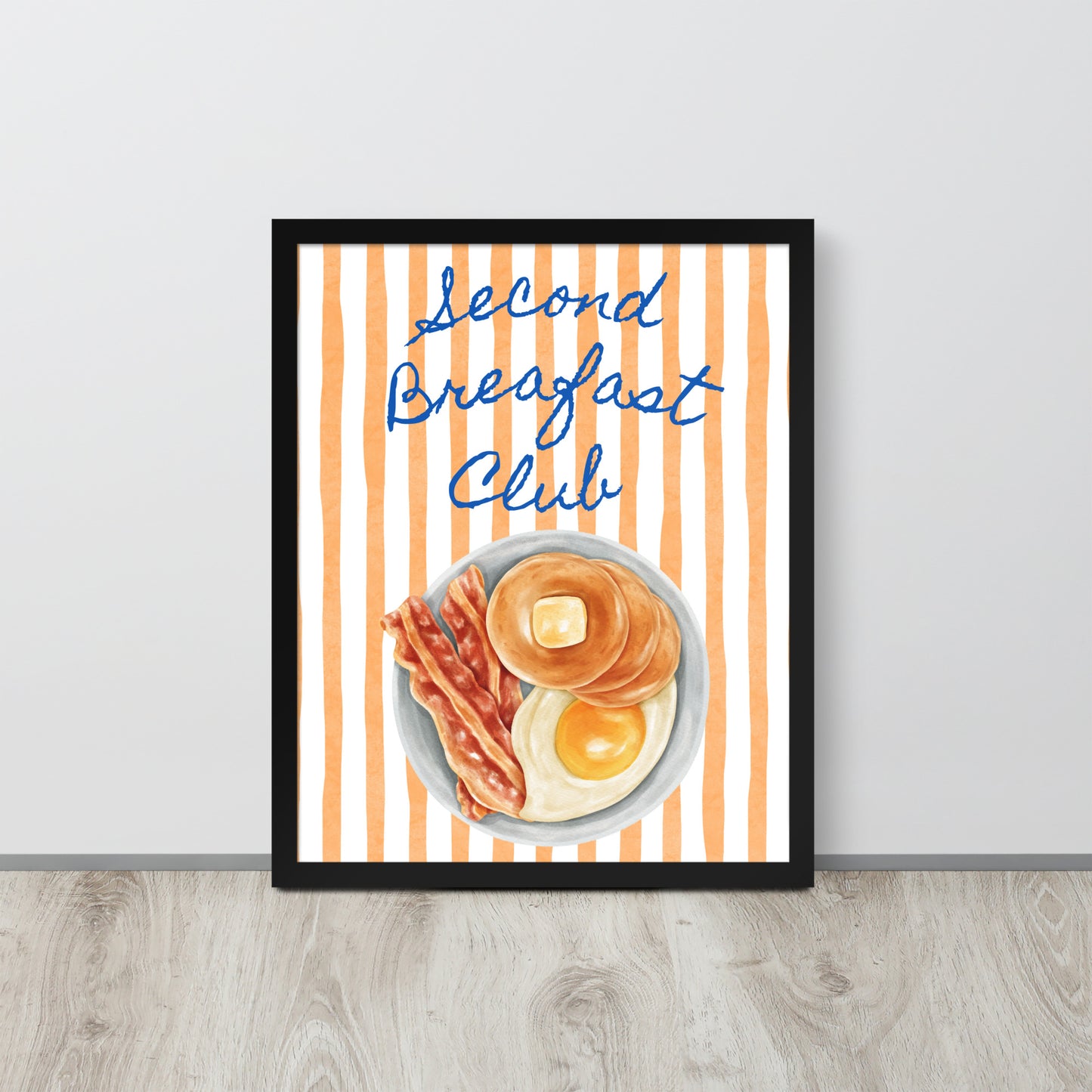 Wall Art Print - Second Breakfast Club, Whimsical Food Illustration-By The Bard