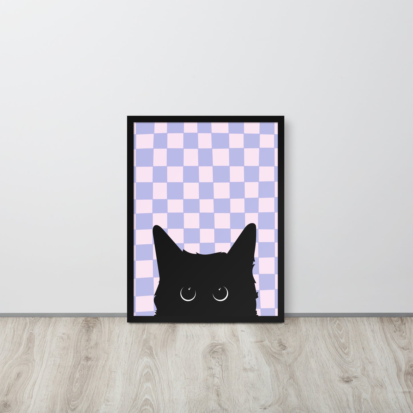 Wall Art Print - Peek A Boo Cat-By The Bard