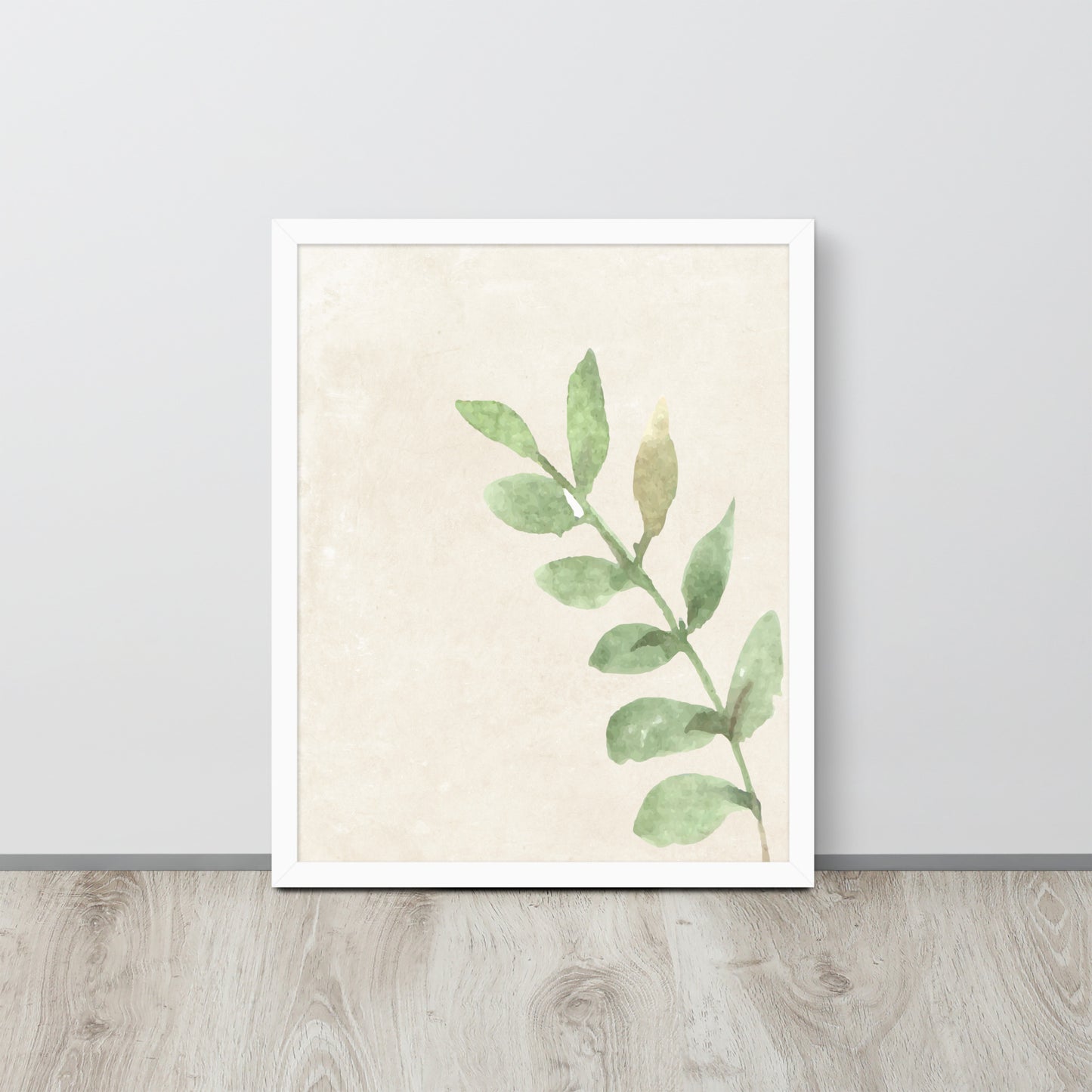 Wall Art Print - Botanical Watercolour Leaves Illustration-By The Bard
