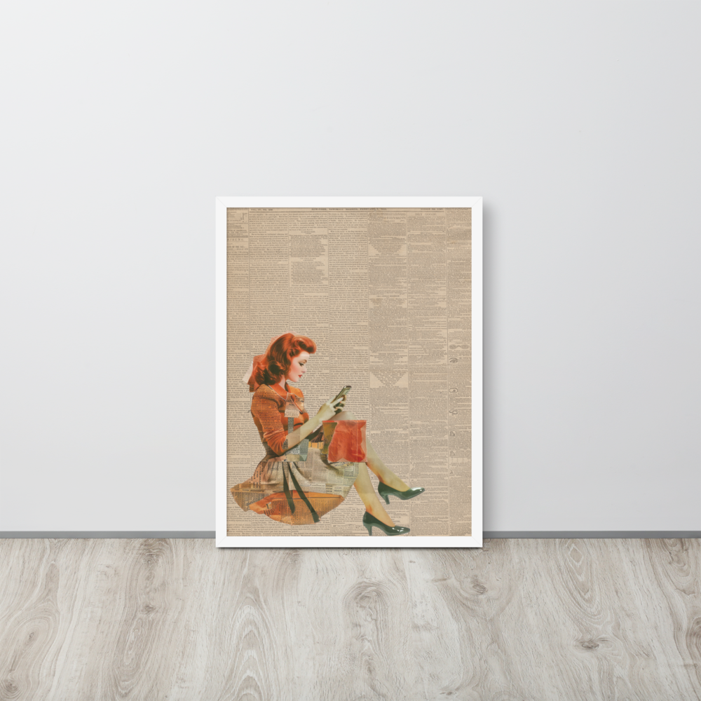 Modern Nostalgia Wall Art Print – Retro-Inspired Artwork for Vintage Aesthetic Decor-By The Bard