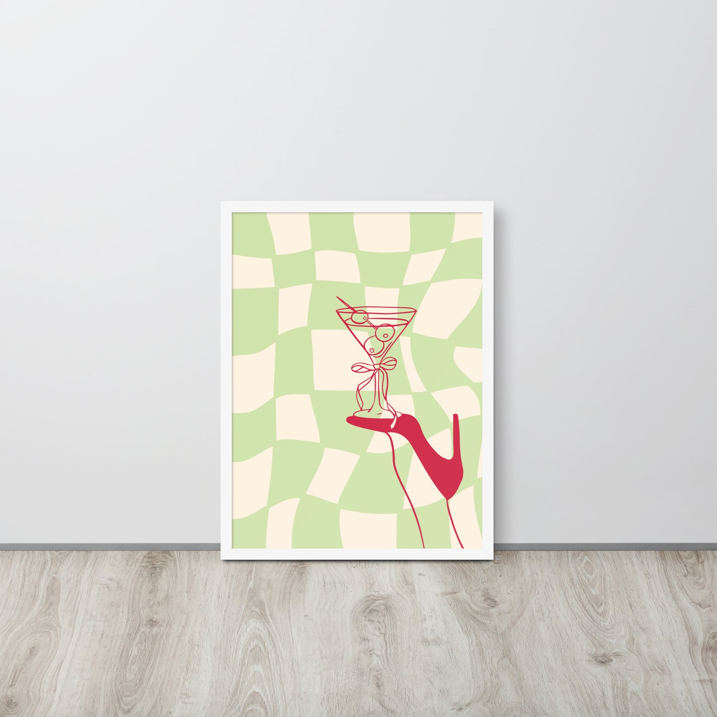 Wall Art Print - Martini & Heels-By The Bard
