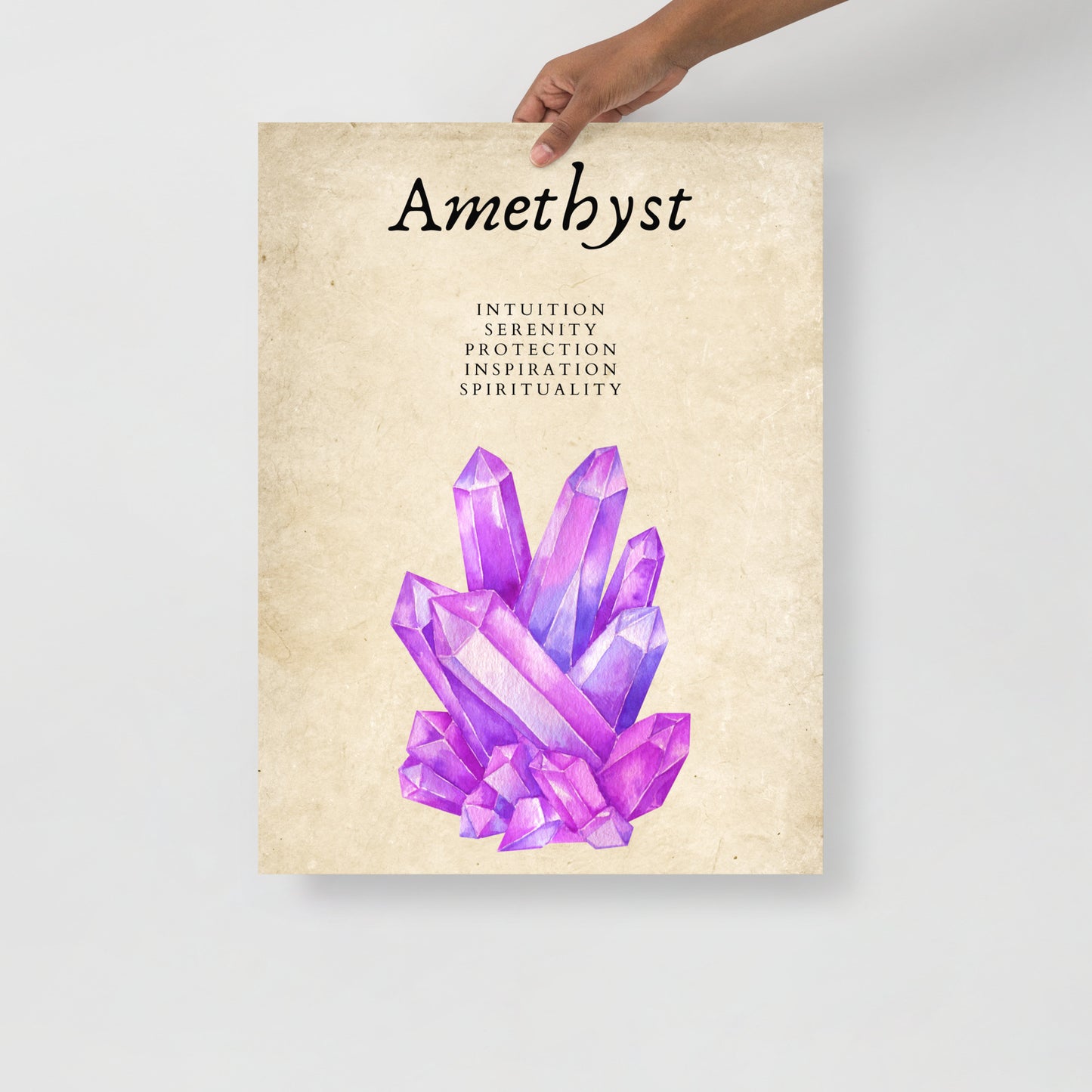 Wall Art Print - Amethyst-By The Bard