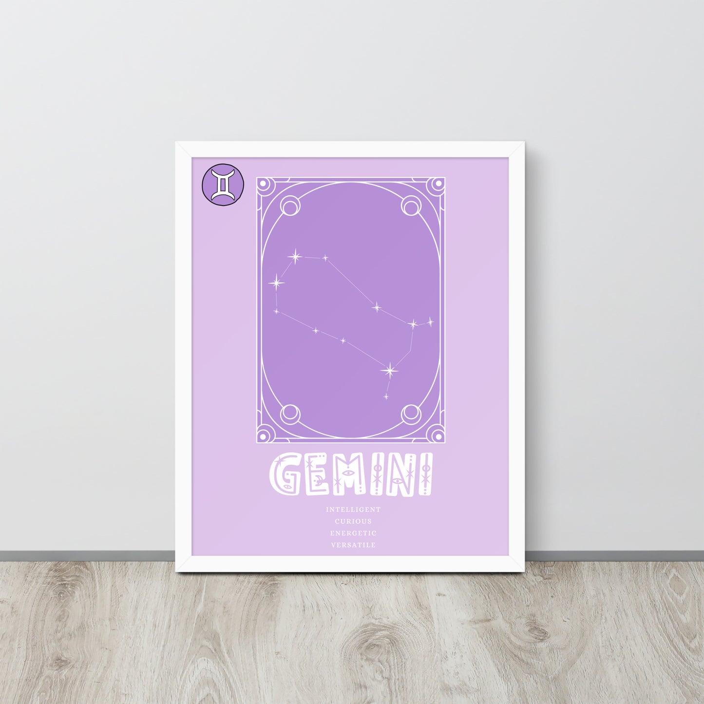 Wall Art Print - Zodiac - Gemini-By The Bard