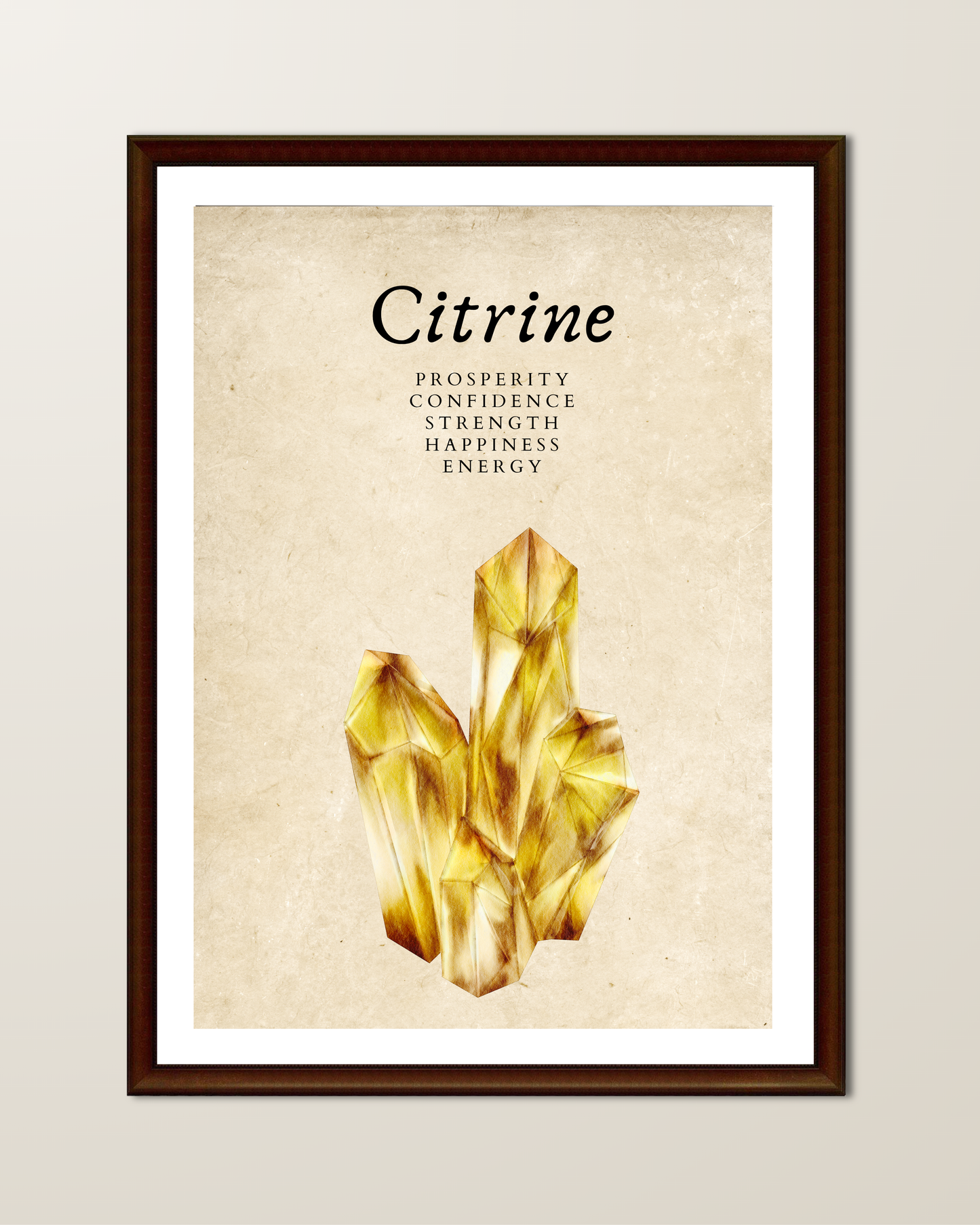 Wall Art Print - Citrine-By The Bard