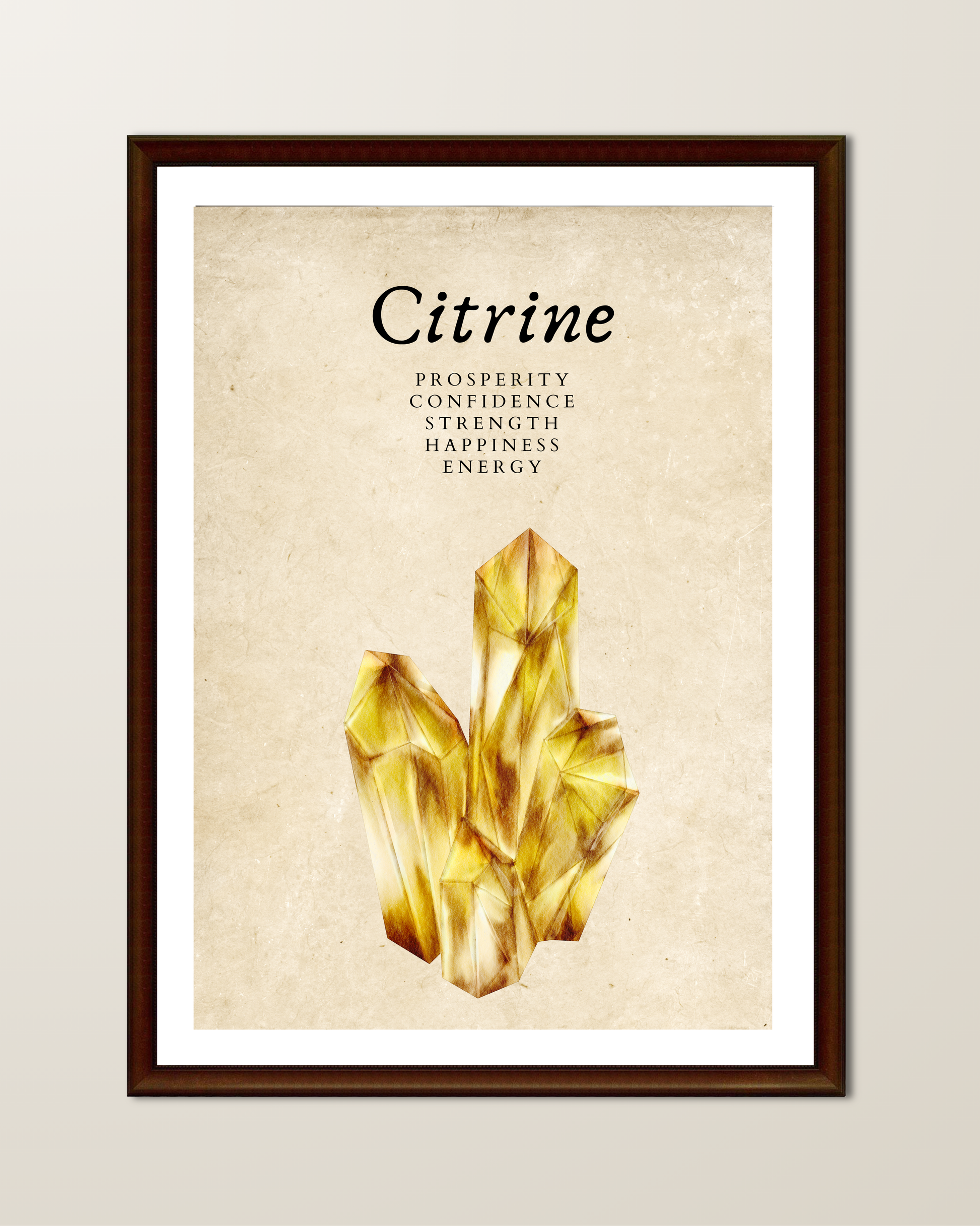 Wall Art Print - Citrine-By The Bard