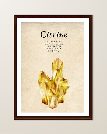 Wall Art Print - Citrine-By The Bard