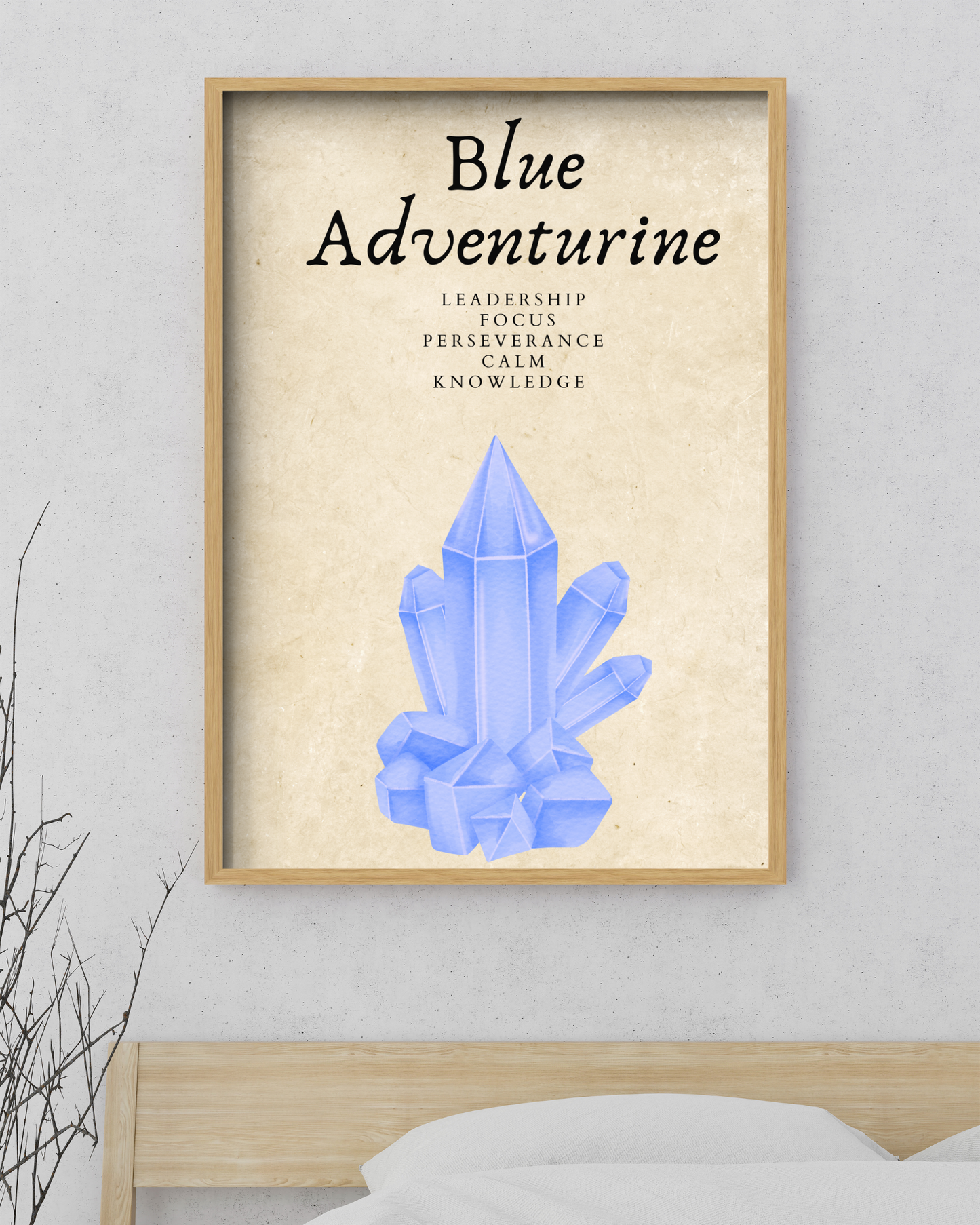 Wall Art Print - Blue Adventurine-By The Bard