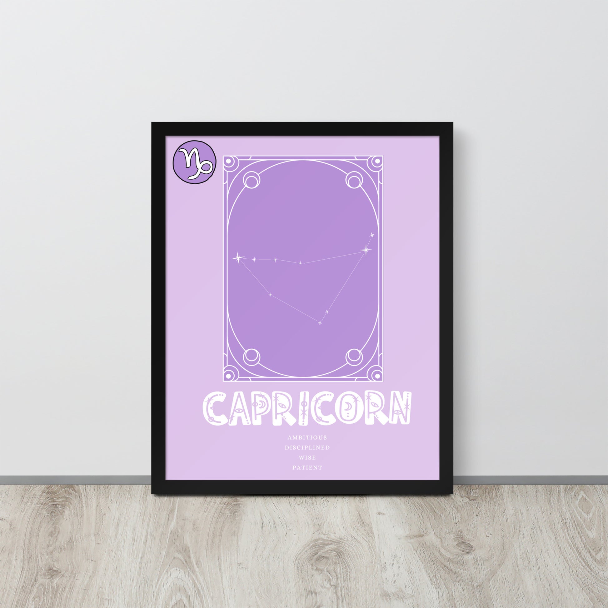 Wall Art Print - Zodiac - Capricorn-By The Bard