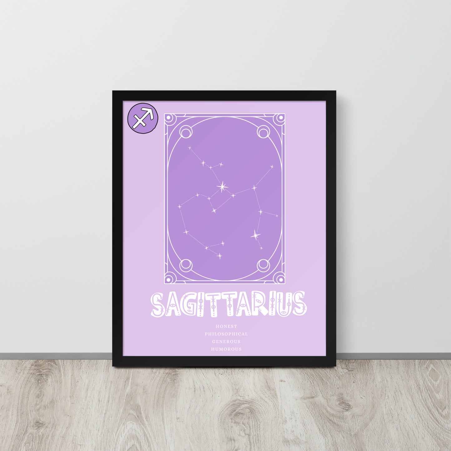 Wall Art Print - Zodiac - Sagittarius-By The Bard