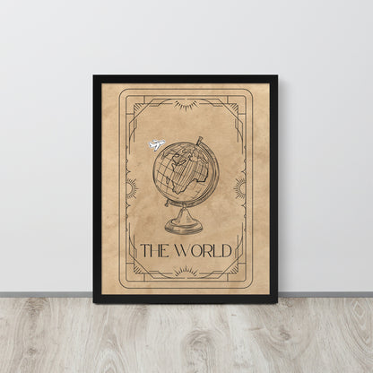 Wall Art Print - Tarot Card - The World-By The Bard