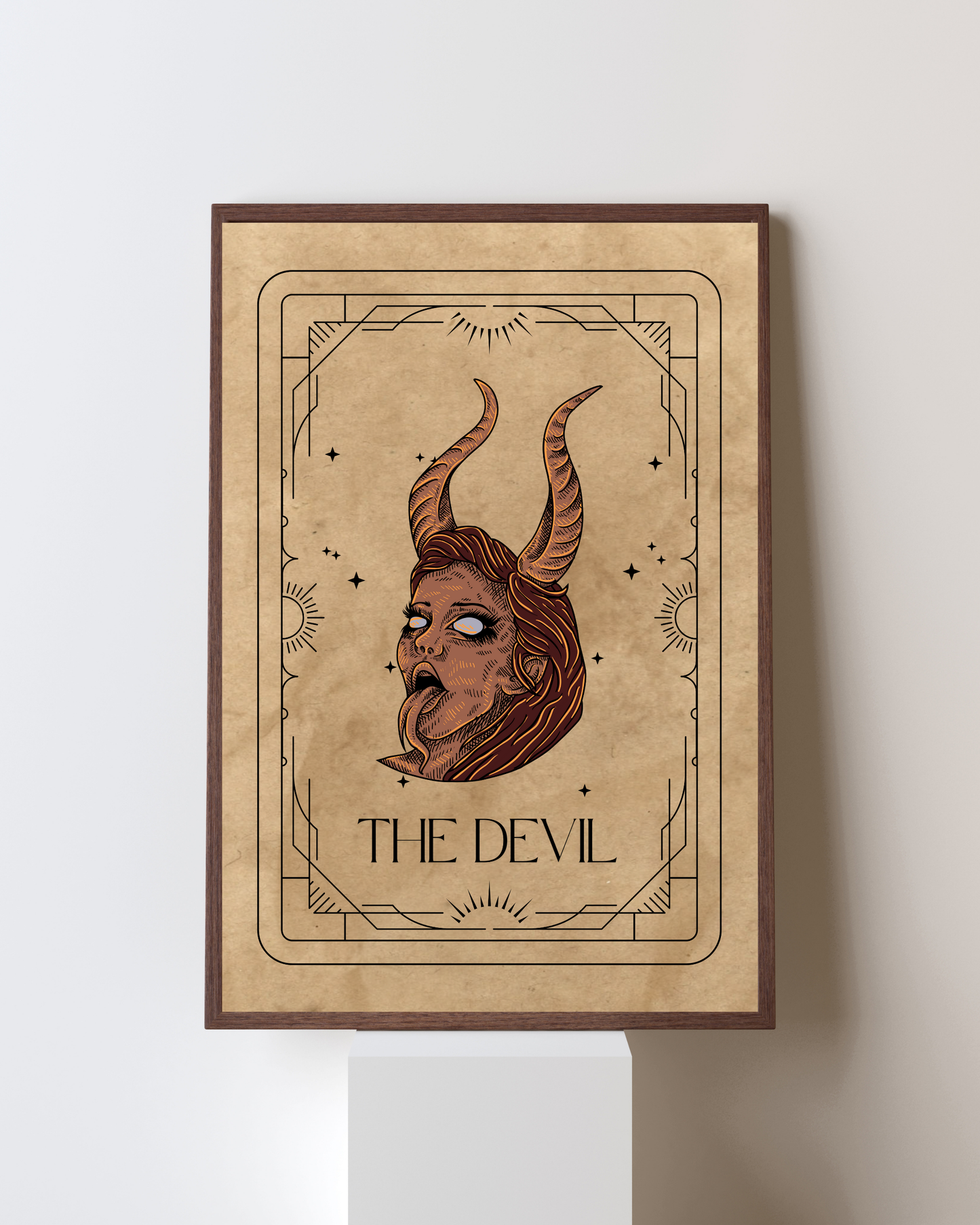Wall Art Print - Tarot Card- The Devil-By The Bard