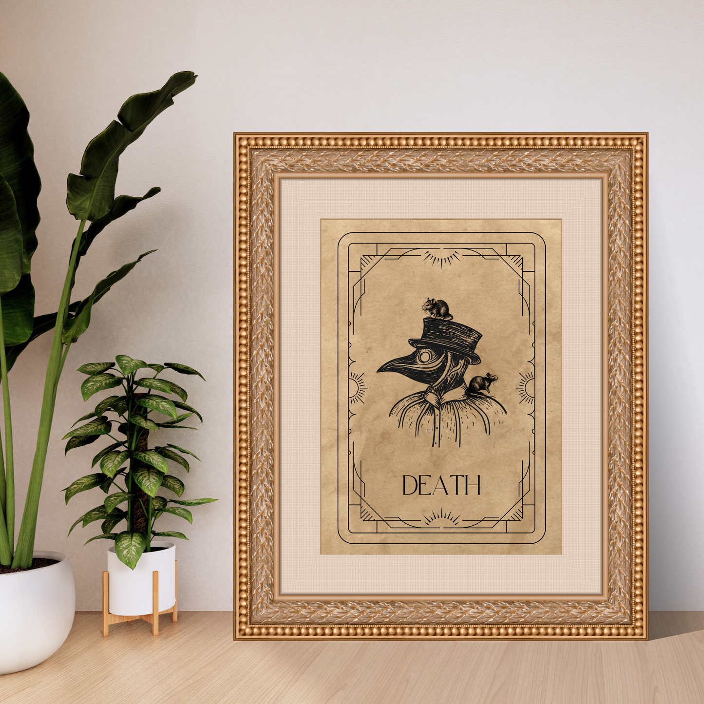Wall Art Print - Tarot Card - Death-By The Bard