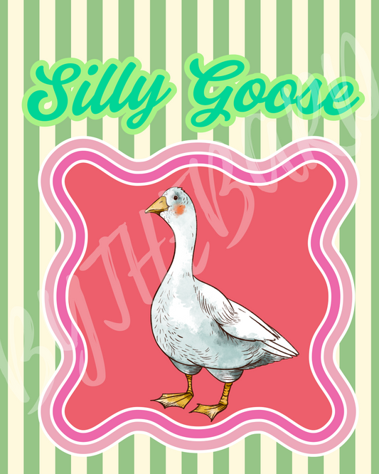 Wall Art Print - Silly Goose-By The Bard