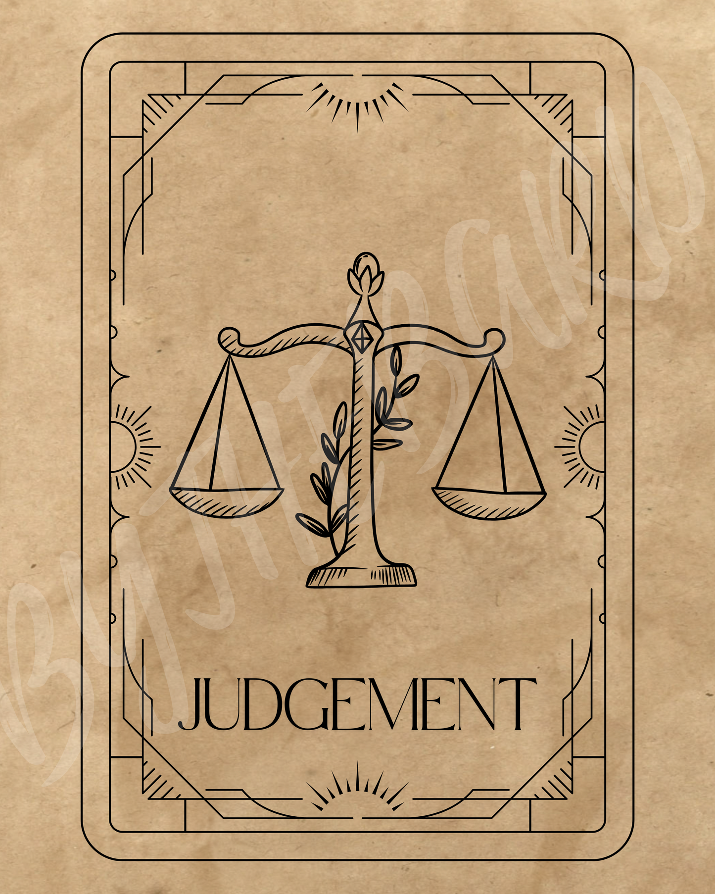 Wall Art Print -  Tarot Card - Judgement