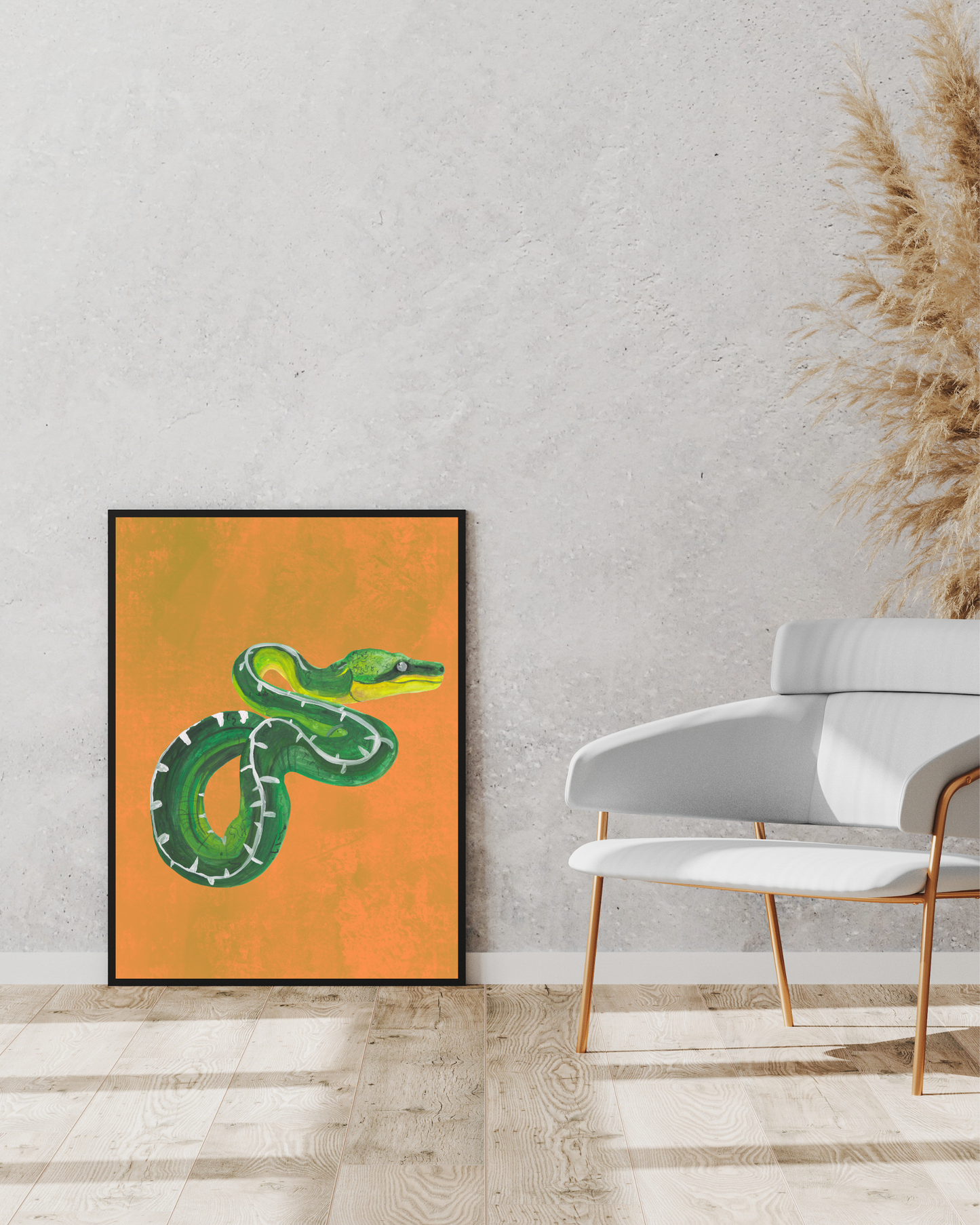 Wall Art Print - Emerald Python-By The Bard