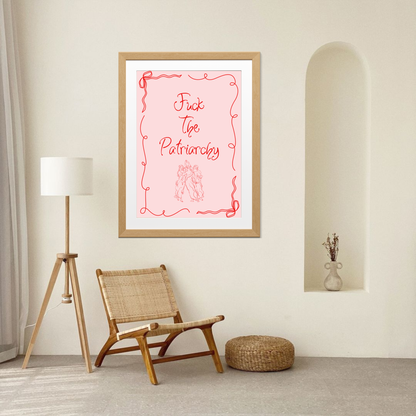 Wall Art Print - Fuck The Patriarchy-By The Bard