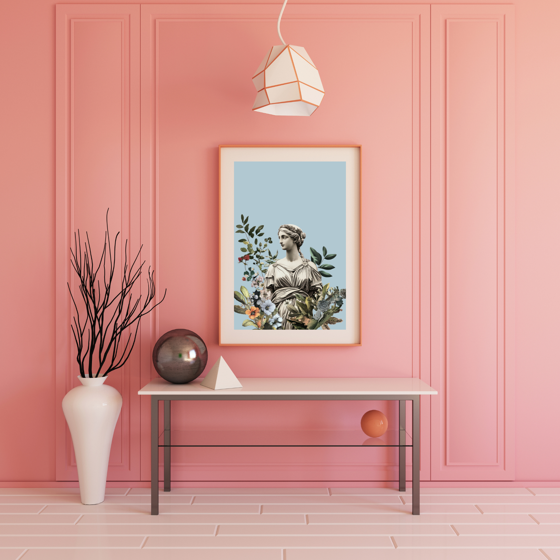 Wall Art Print - Floral Goddess-By The Bard