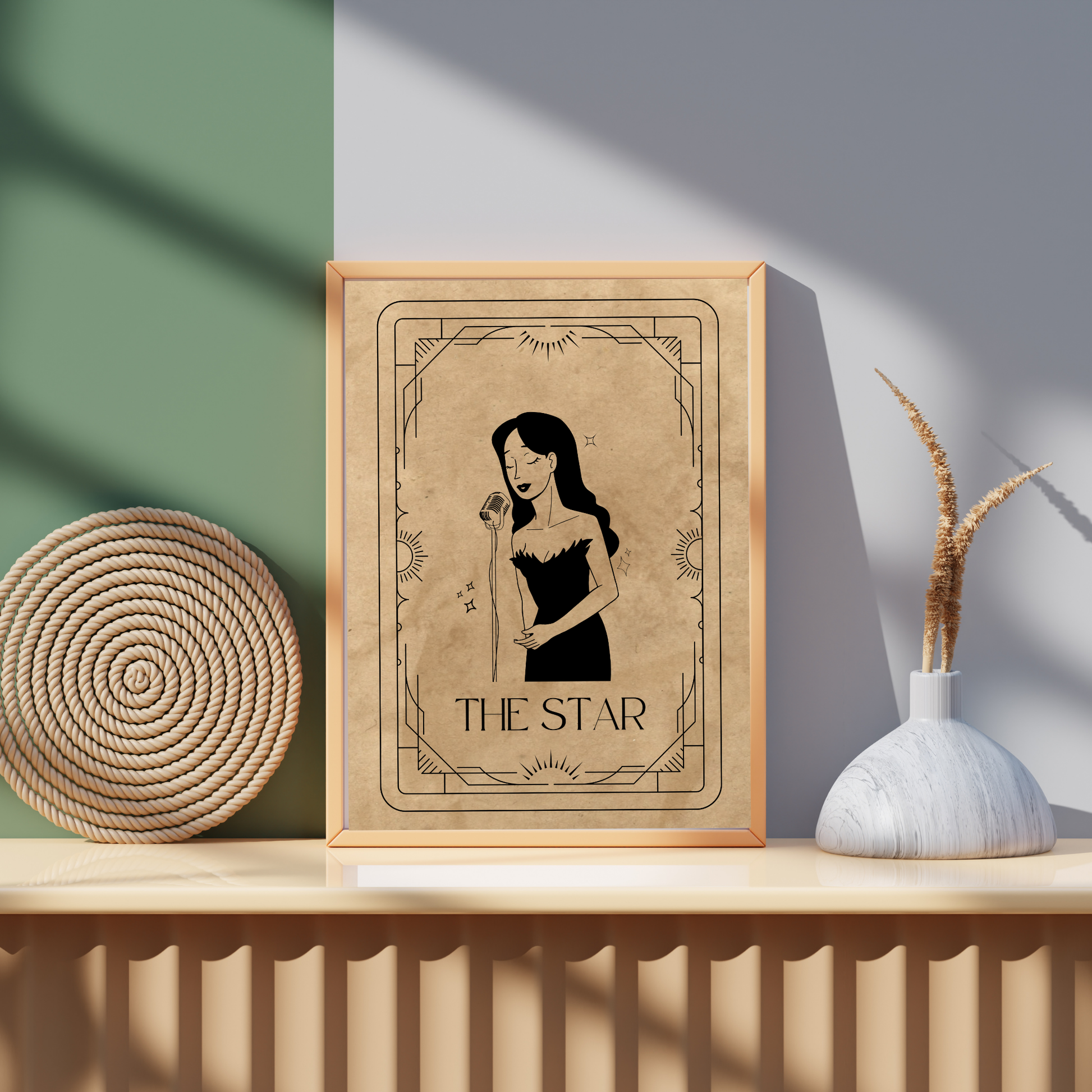 Wall Art Print - Tarot Card - The Star-By The Bard