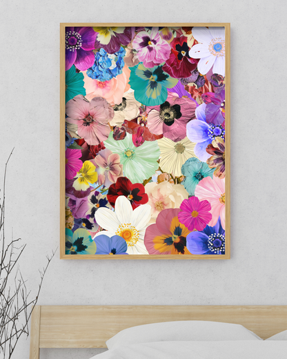 Wall Art Print - Flower Power-By The Bard