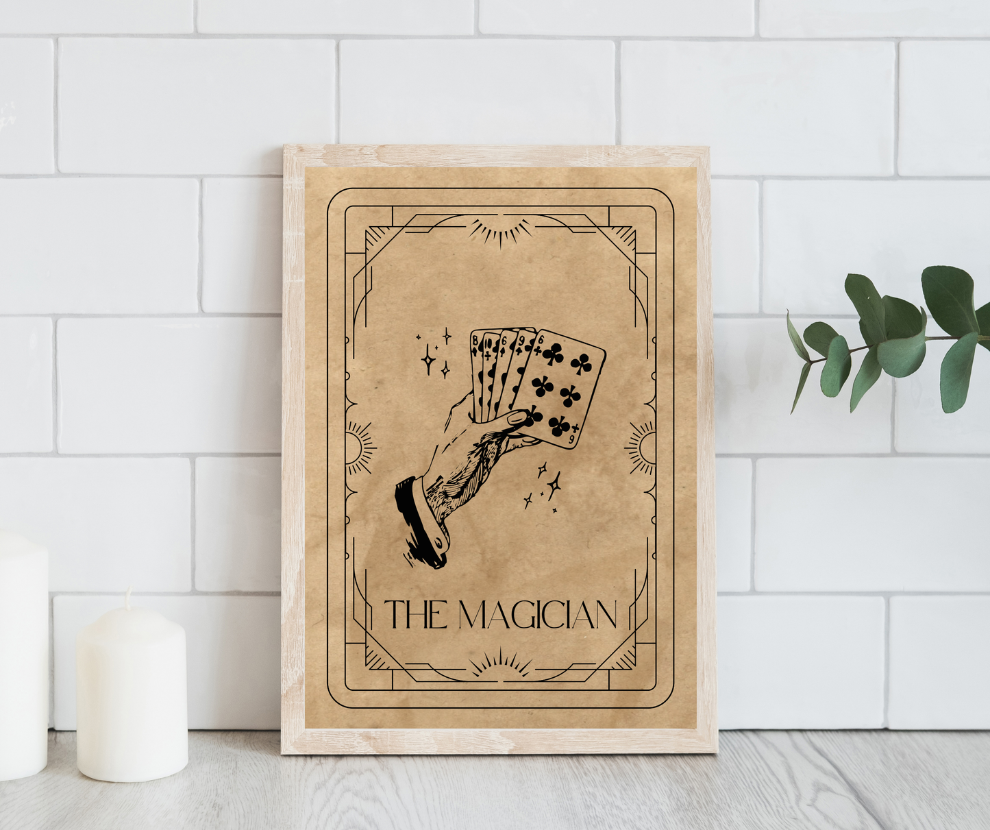 Wall Art Print - Tarot Card - The Magician-By The Bard