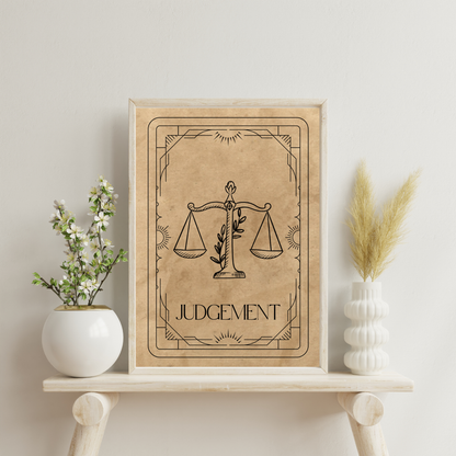 Wall Art Print - Tarot Card - Judgement-By The Bard