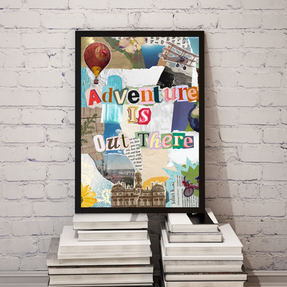 Wall Art Print - Adventure Is Out There-By The Bard