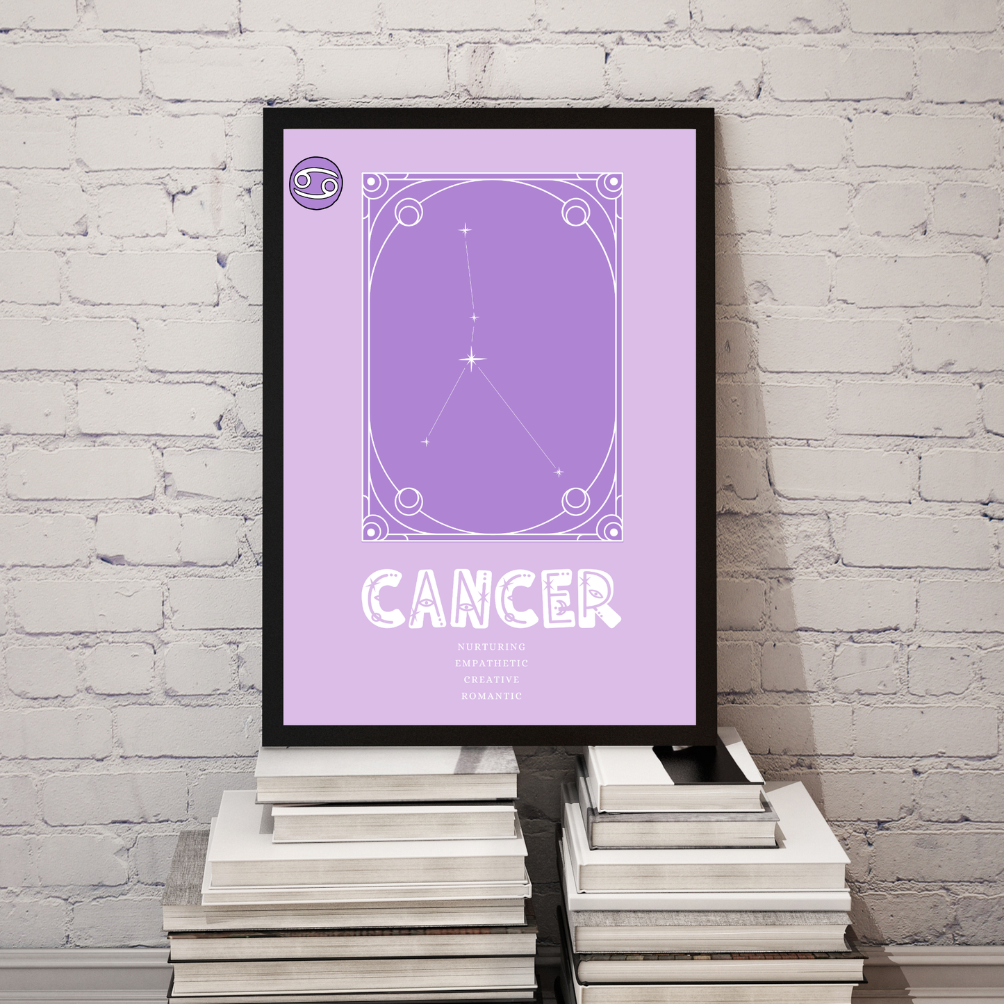 Wall Art Print - Zodiac - Cancer-By The Bard