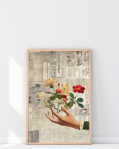 Wall Art Print - Floral Reverie-By The Bard
