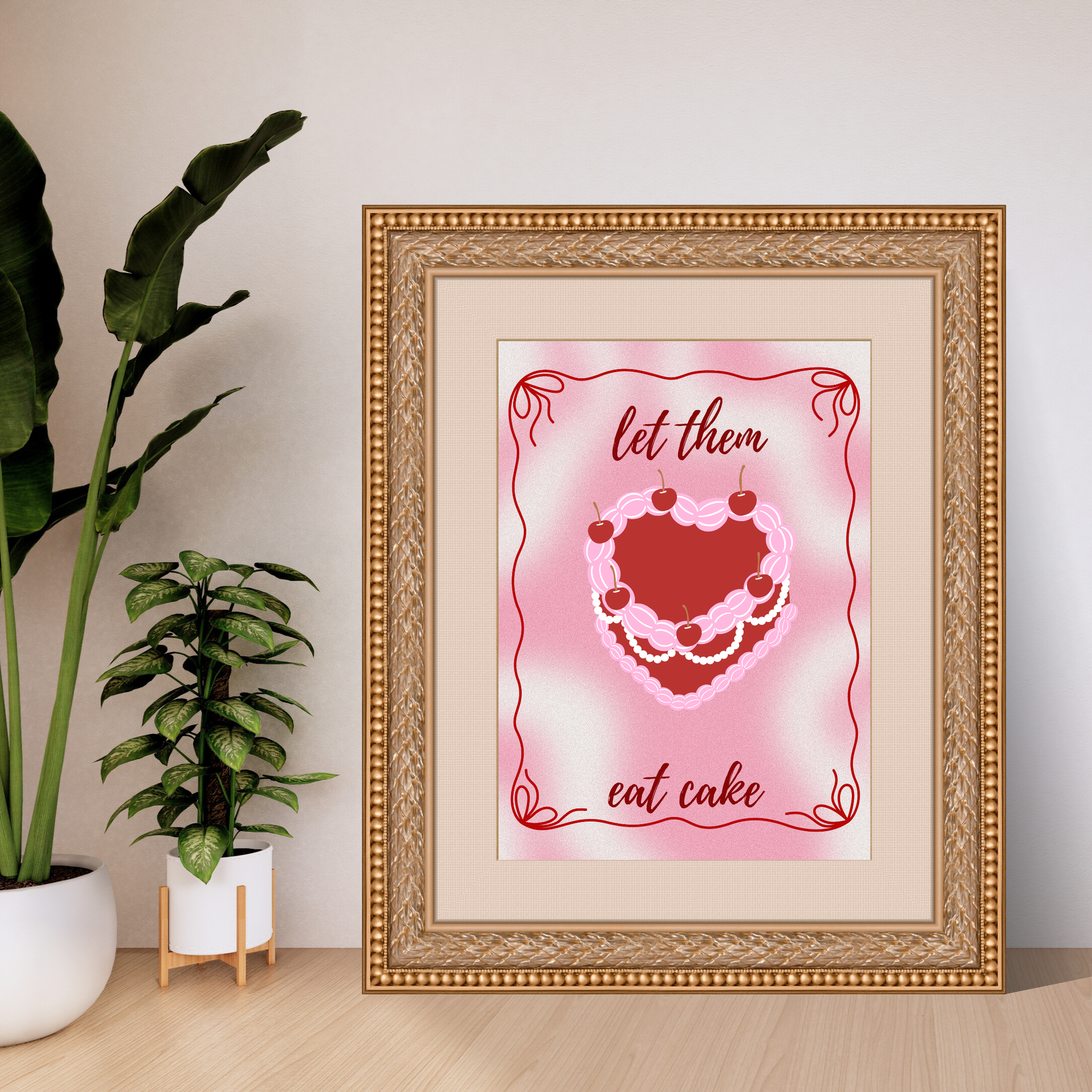 Wall Art Print - Let Them Eat Cake-By The Bard