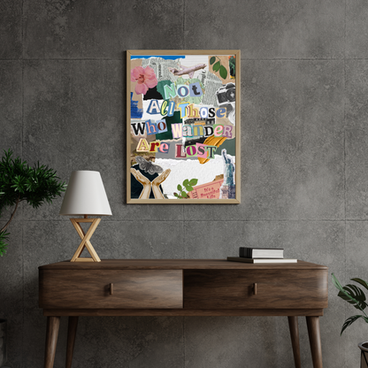Wall Art Print - Not All Those Who Wander Are Lost-By The Bard