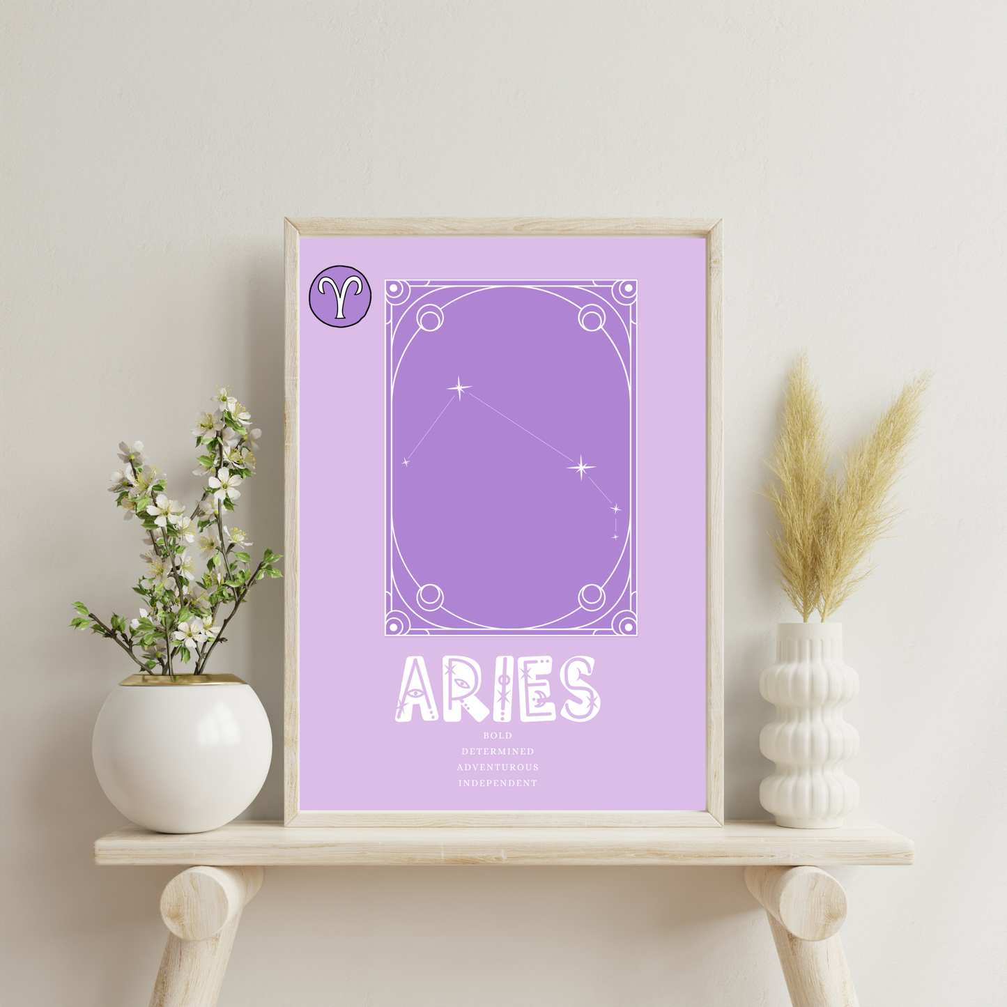 Wall Art Print - Zodiac - Aries-By The Bard