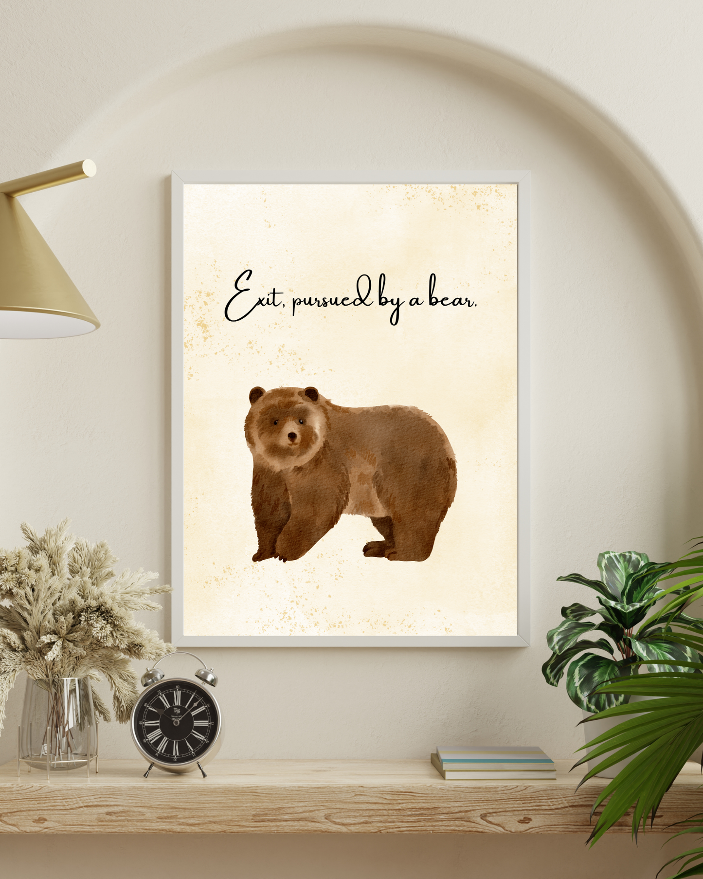 Wall Art Print - Exit, pursued by a bear-By The Bard