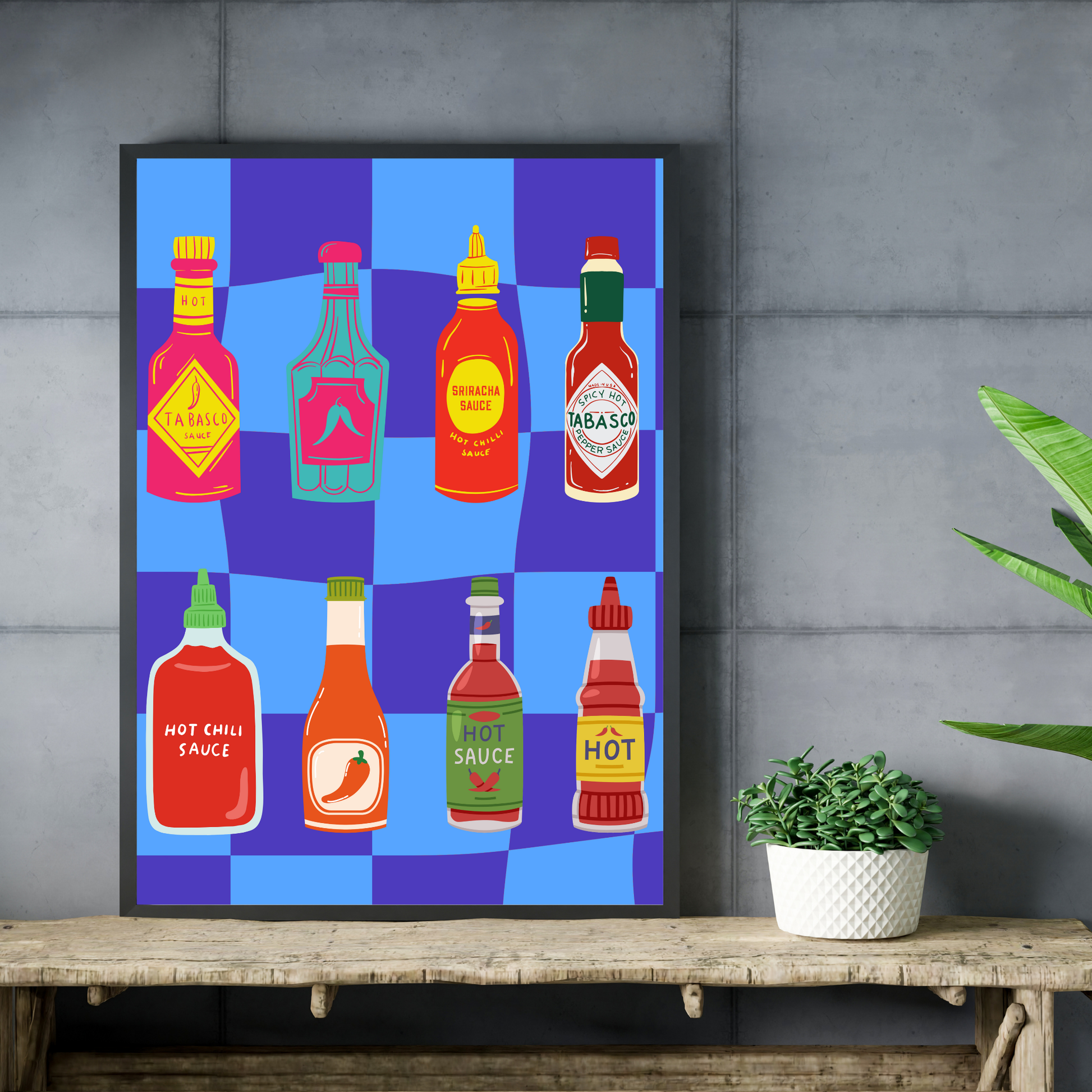 Wall Art Print - Hot Sauce-By The Bard