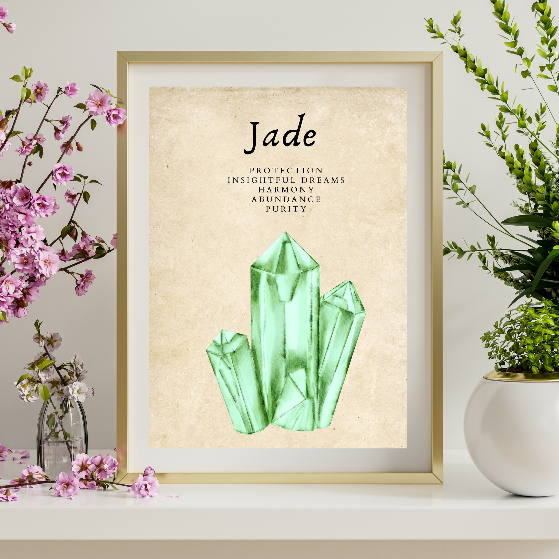 Wall Art Print - Jade-By The Bard