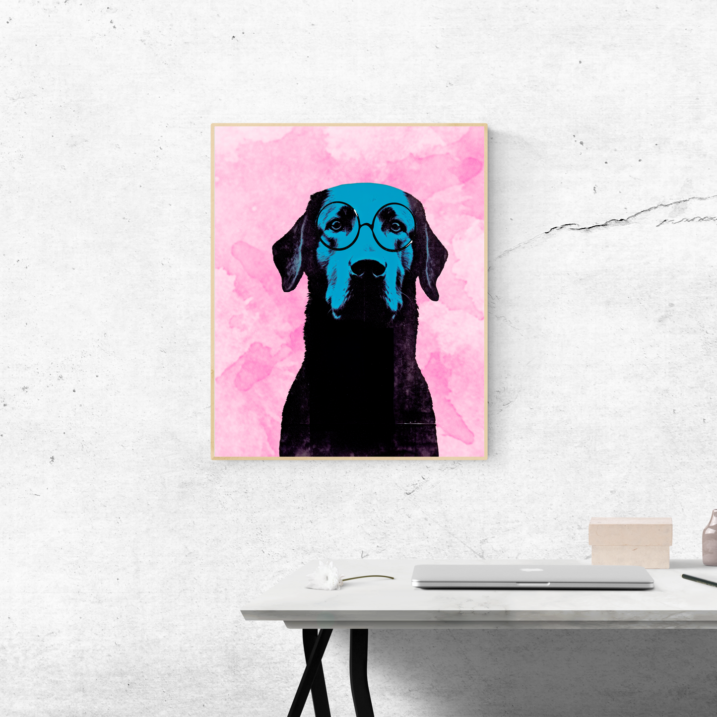 Wall Art Print - Professor Woof-By The Bard