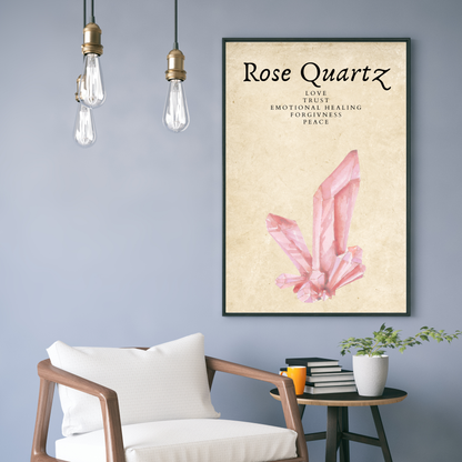 Wall Art Print - Rose Quartz-By The Bard