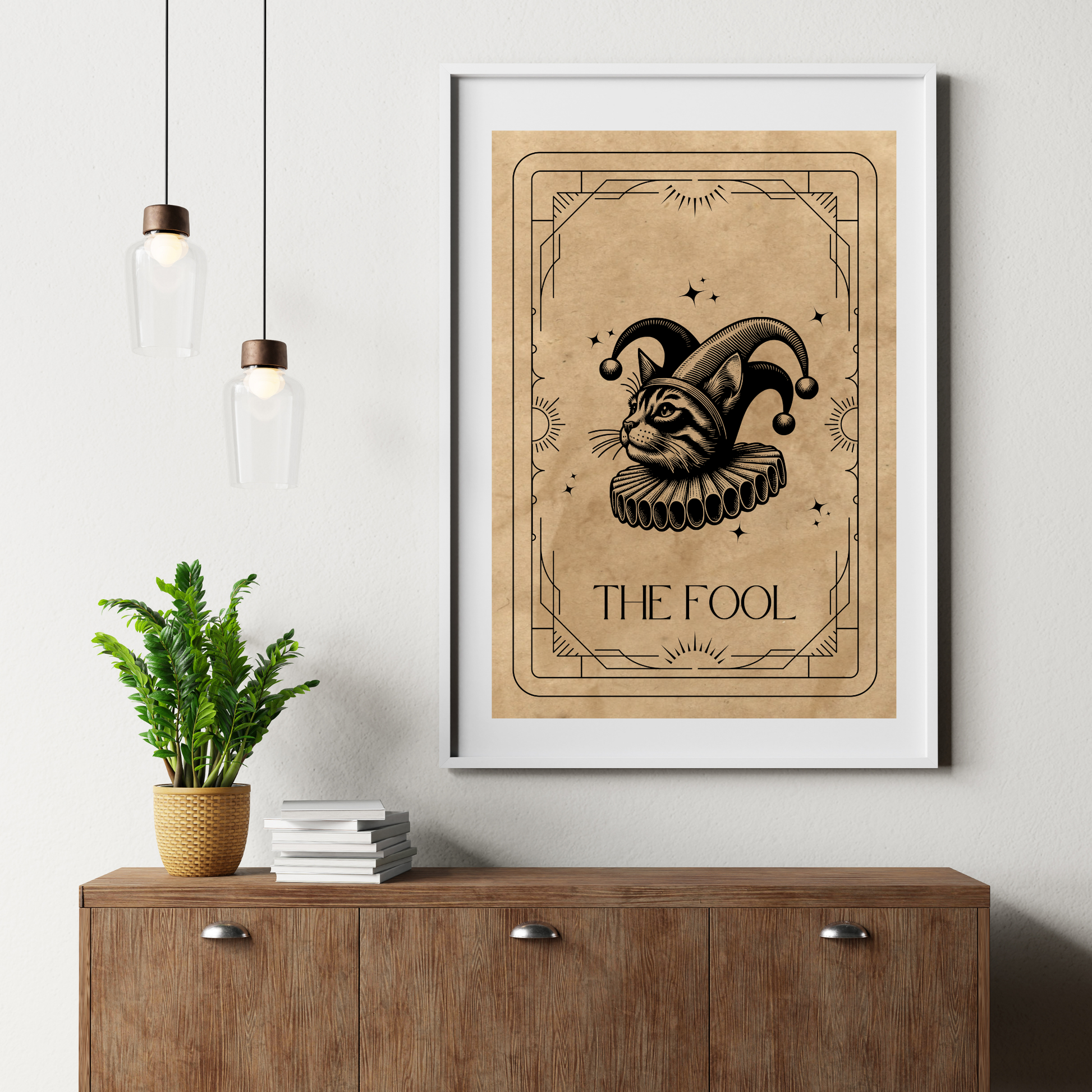 Wall Art Print - Tarot Card - The Fool-By The Bard