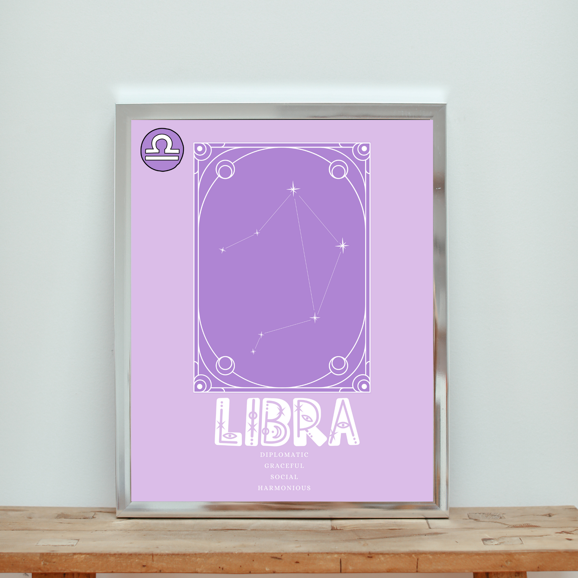 Wall Art Print - Zodiac - Libra-By The Bard