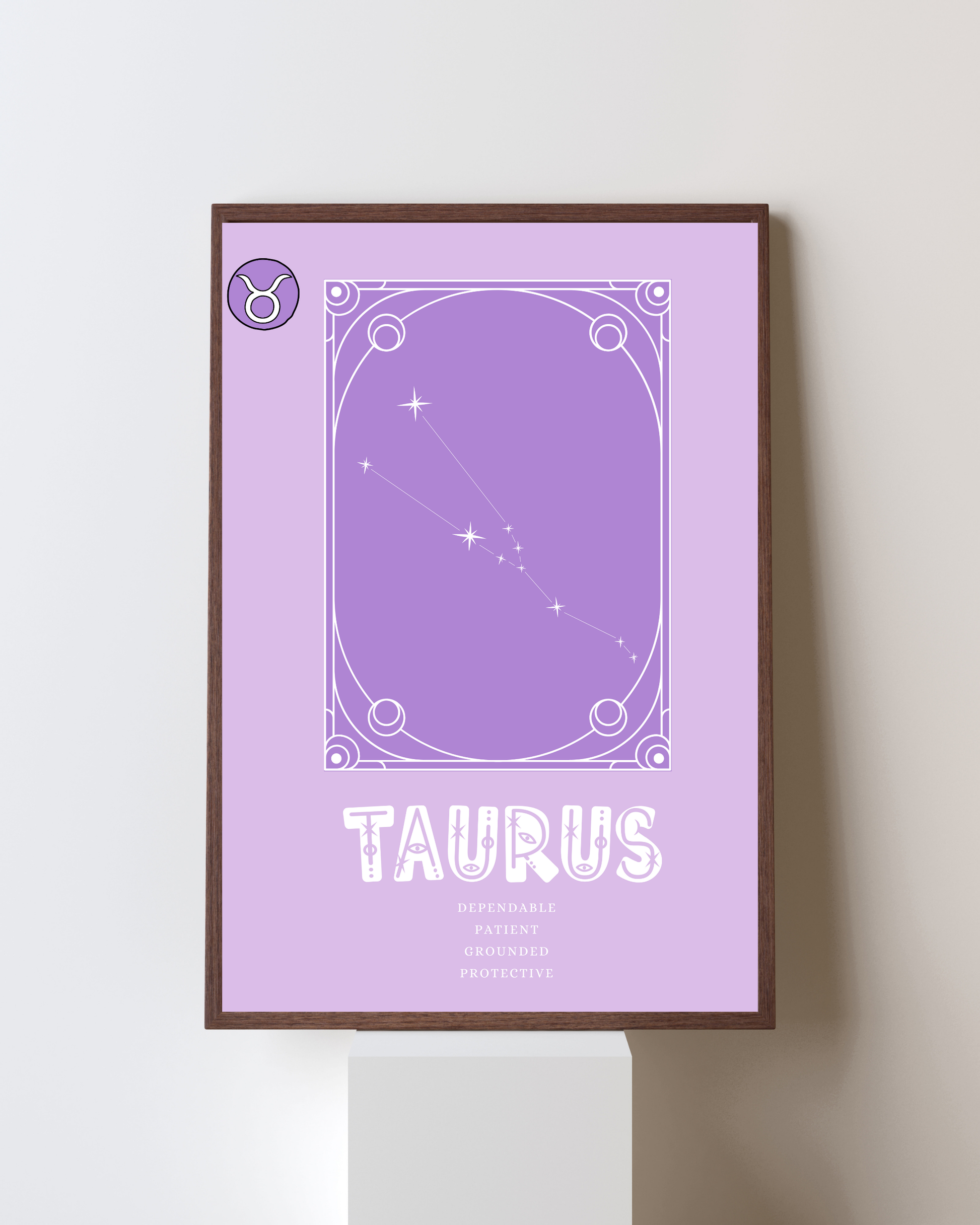 Wall Art Print - Zodiac - Taurus-By The Bard