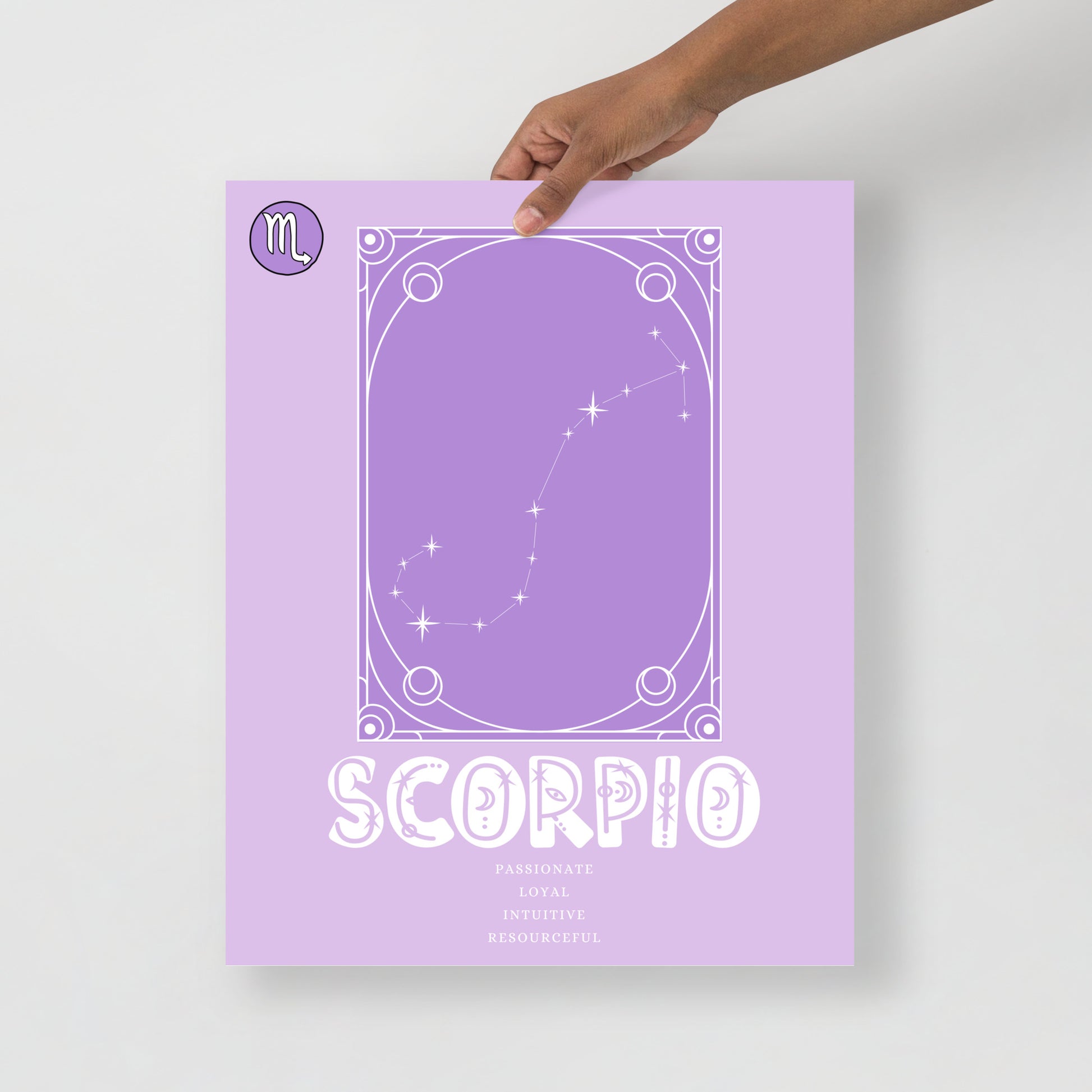 Wall Art Print - Zodiac - Scorpio-By The Bard