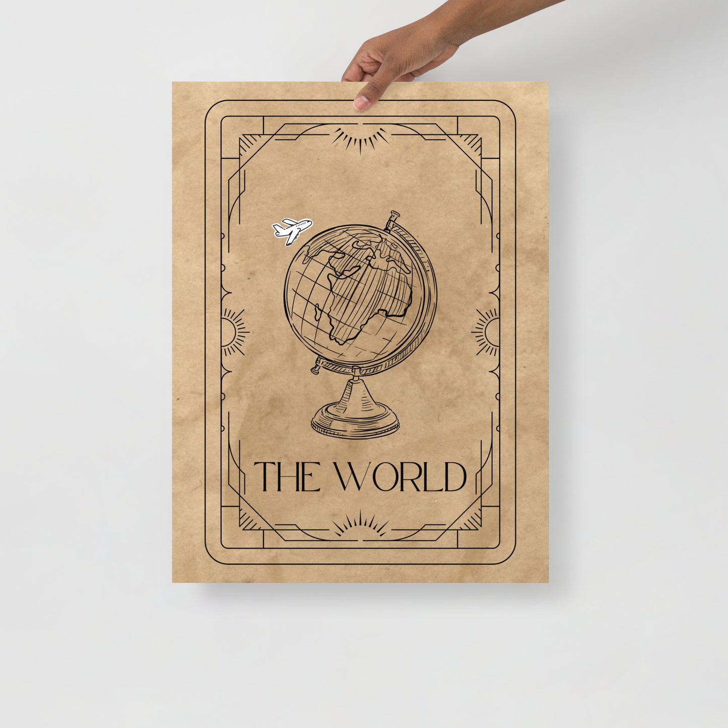 Wall Art Print - Tarot Card - The World-By The Bard