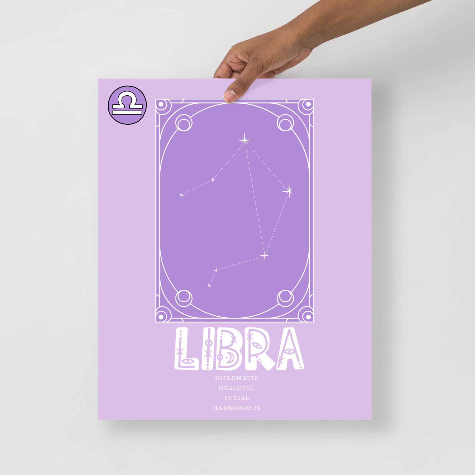 Wall Art Print - Zodiac - Libra-By The Bard