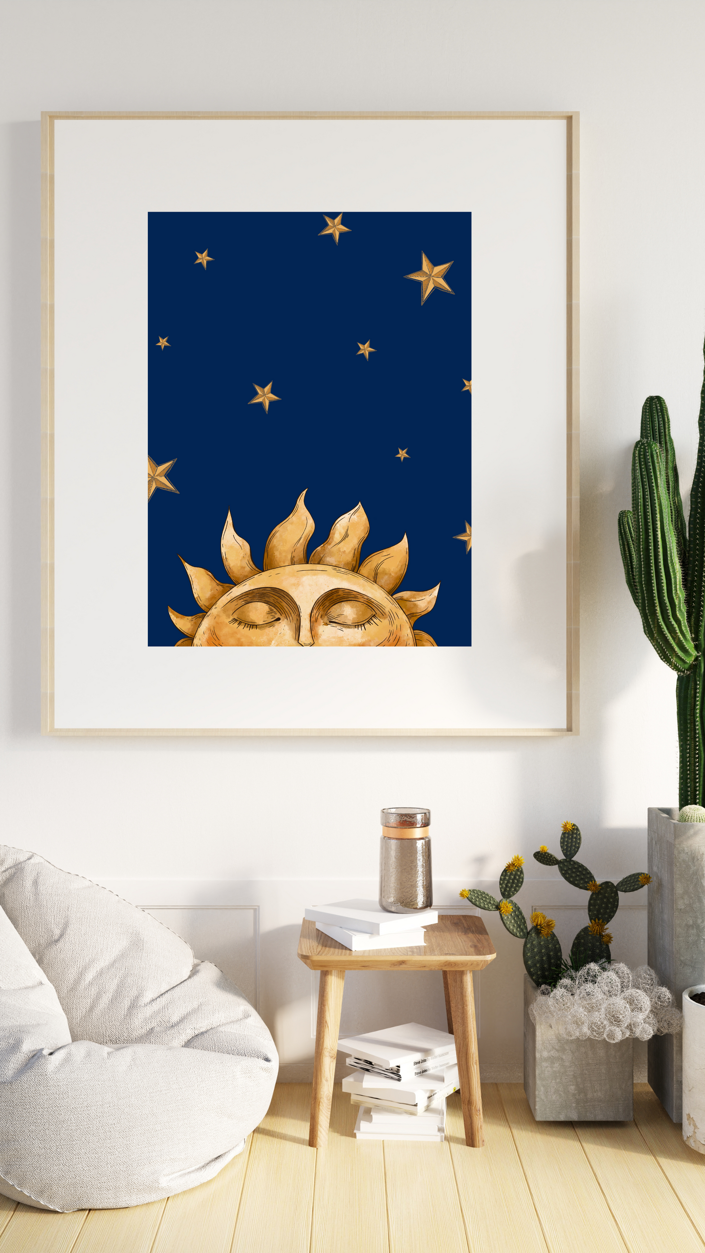 Wall Art Print - Vintage Sun-By The Bard