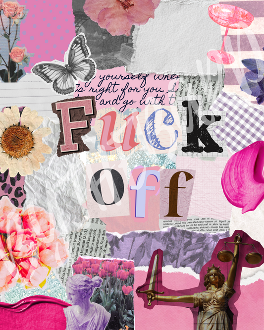 Wall Art Print - F*ck Off-By The Bard